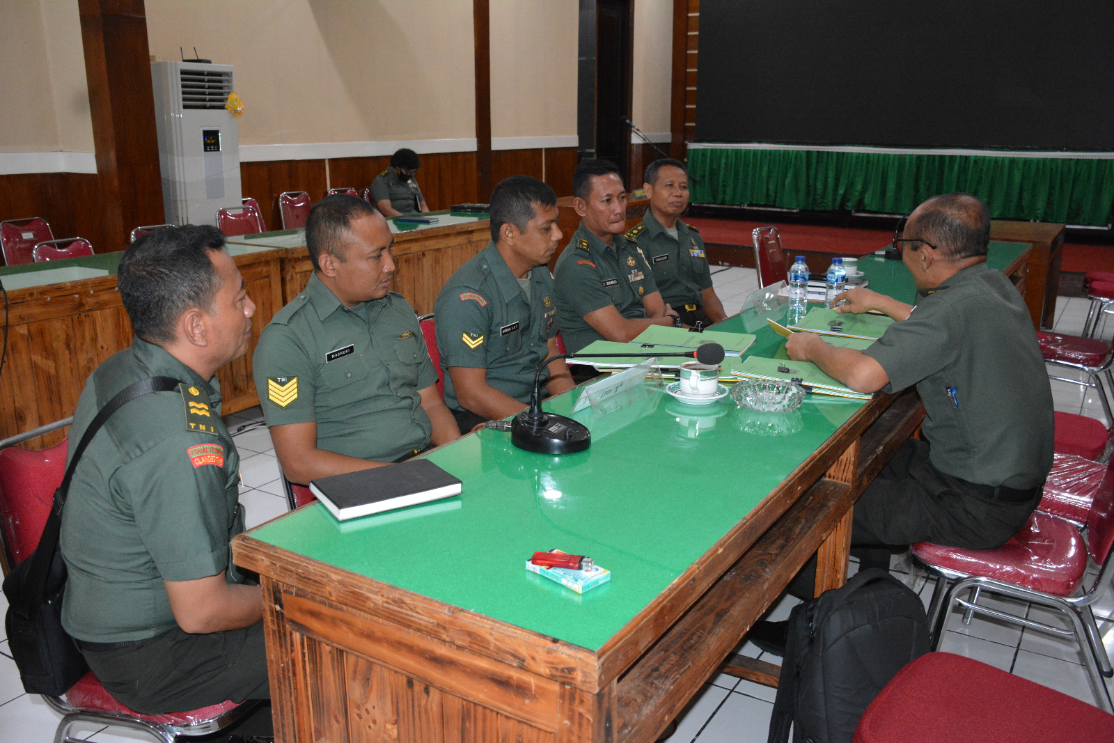 Korem 073/Makutarama Terima Kunjungan Tim Wasrik Post Audit Itdam IV/Diponegoro 